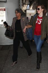 MILLA JOVOVICH at Los Angeles International Airport 09/22/2017