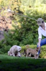 MINKA KELLY at Dog Park in West Hollywood 09/27/2017
