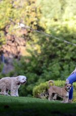 MINKA KELLY at Dog Park in West Hollywood 09/27/2017