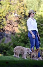 MINKA KELLY at Dog Park in West Hollywood 09/27/2017