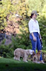 MINKA KELLY at Dog Park in West Hollywood 09/27/2017