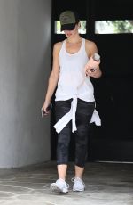 MINKA KELLY Leaves a Gym in West Hollywood 09/15/2017