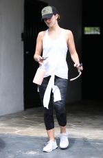 MINKA KELLY Leaves a Gym in West Hollywood 09/15/2017