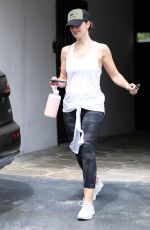 MINKA KELLY Leaves a Gym in West Hollywood 09/15/2017
