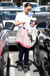 MINKA KELLY Shopping at Whole Foods in West Hollywood 09/21/2017