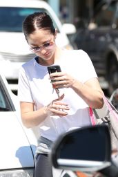 MINKA KELLY Shopping at Whole Foods in West Hollywood 09/21/2017