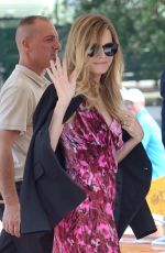 MICHELLE PFEIFFER Arrives at Excelsior Hotel in Venice 09/05/2017