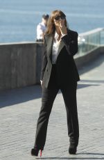 MONICA BELLUCCI Arrives at Donostia Award at Aquarium in San Sebastian 09/27/2017