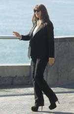 MONICA BELLUCCI Arrives at Donostia Award at Aquarium in San Sebastian 09/27/2017