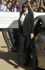MONICA BELLUCCI Arrives at Donostia Award at Aquarium in San Sebastian 09/27/2017