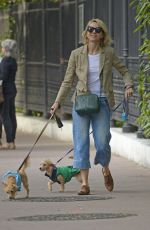 NAOMI WATTS Out with Her Dogs in New York 09/11/2017