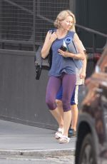 NAOMIE WATTS Leaves Yoga Class in New York 09/17/2017