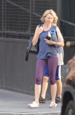 NAOMIE WATTS Leaves Yoga Class in New York 09/17/2017