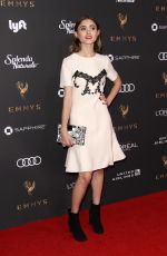 NATALIA DYER at Television Academy 69th Emmy Performer Nominees Cocktail Reception in Beverly Hills 09/15/2017