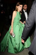 NATALIA DYER Leaves Stephen Colbert Party in West Hollywood 09/18/2017