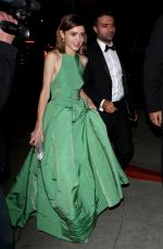 NATALIA DYER Leaves Stephen Colbert Party in West Hollywood 09/18/2017