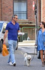 NATALIE IMBRUGLIA and Matt Field Out in London 09/03/2017