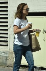 NATALIE PORTMAN at M Cafe in Beverly Hills 09/25/2017