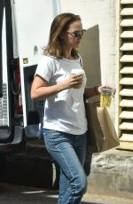 NATALIE PORTMAN at M Cafe in Beverly Hills 09/25/2017