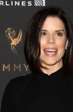 NEVE CAMPBELL at Television Academy 69th Emmy Performer Nominees Cocktail Reception in Beverly Hills 09/15/2017