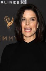 NEVE CAMPBELL at Television Academy 69th Emmy Performer Nominees Cocktail Reception in Beverly Hills 09/15/2017