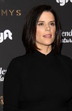 NEVE CAMPBELL at Television Academy 69th Emmy Performer Nominees Cocktail Reception in Beverly Hills 09/15/2017