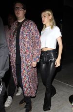 NICOLA PELTZ at Poppy Nightclub in West Hollywood 08/31/2017