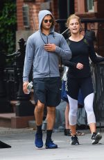 NINA AGDAL Out for Lunch in New York 09/21/2017