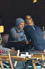 NINA AGDAL Out for Lunch in New York 09/21/2017