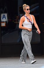 NINA AGDAL Out for Lunch in New York 09/24/2017