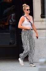 NINA AGDAL Out for Lunch in New York 09/24/2017