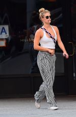NINA AGDAL Out for Lunch in New York 09/24/2017
