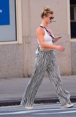 NINA AGDAL Out for Lunch in New York 09/24/2017