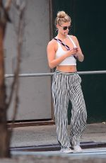 NINA AGDAL Out for Lunch in New York 09/24/2017