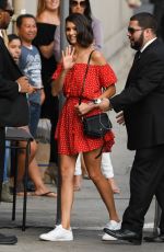 NINA DOBREV Arrives at Jimmy Kimmel Live in Hollywood 09/14/2017