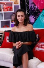 NINA DOBREV at The Young Hollywood Studio in Los Angeles 09/27/2017