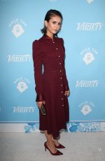 NINA DOBREV at Variety & Women in Film Pre-emmy Celebration in Los Angeles 09/15/2017