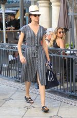 ODETTE ANNABLE Shopping at The Gap in Hollywood 09/27/2017