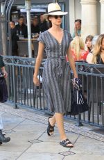 ODETTE ANNABLE Shopping at The Gap in Hollywood 09/27/2017