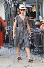ODETTE ANNABLE Shopping at The Gap in Hollywood 09/27/2017