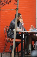 OLIVIA MUNN and Trevor Noah Out for Lunch in New York 09/02/2017