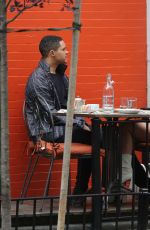 OLIVIA MUNN and Trevor Noah Out for Lunch in New York 09/02/2017