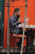 OLIVIA MUNN and Trevor Noah Out for Lunch in New York 09/02/2017