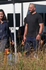 OLIVIA MUNN Breaks for Lunch on the Set in Pitt Meadows 09/28/2017