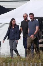 OLIVIA MUNN Breaks for Lunch on the Set in Pitt Meadows 09/28/2017