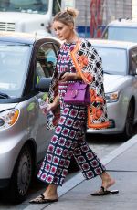 OLIVIA PALERMO Out in New York 09/05/2017