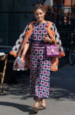 OLIVIA PALERMO Out in New York 09/05/2017