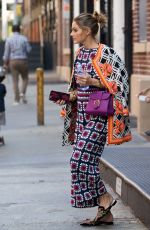 OLIVIA PALERMO Out in New York 09/05/2017