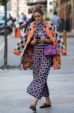 OLIVIA PALERMO Out in New York 09/05/2017