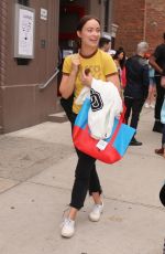 OLIVIA WILDE Out and About in New York 09/15/2017
